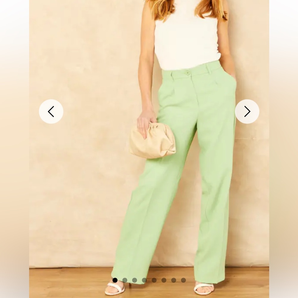 Noisy May Pale Green Pants